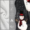 imageCatalonia Christmas Sherpa Throw Blanket Xmas Theme Throws Plush Fleece Couch Blanket Super Soft Comfy Cozy Fluffy Warm  50x60 inchTruckSnowman