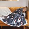 imageCatalonia Christmas Sherpa Throw Blanket Xmas Theme Throws Plush Fleece Couch Blanket Super Soft Comfy Cozy Fluffy Warm  50x60 inchTruckSnowman