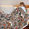imageCatalonia Christmas Sherpa Throw Blanket Xmas Theme Throws Plush Fleece Couch Blanket Super Soft Comfy Cozy Fluffy Warm  50x60 inchTruckTribe