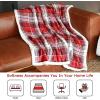 imageCatalonia Red Plaid Sherpa Fleece Throw Blanket Reversible Super Soft Warm Comfy Fluffy Snuggle Micro Plush Throws for Bedding Couch TV 60quotx50quot Buffalo Valentines Day GiftRed Plaid