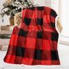 imageCatalonia Red Plaid Sherpa Fleece Throw Blanket Reversible Super Soft Warm Comfy Fluffy Snuggle Micro Plush Throws for Bedding Couch TV 60quotx50quot Buffalo Valentines Day GiftCheckered