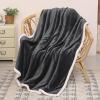 imageCatalonia Red Plaid Sherpa Throw Blanket Super Soft Throw for Sofa Couch Bed TV Blanket Micro Mink Fleece Plush Comfy Cozy Fluffy Warm 60x50 Inches BuffaloCharcoal Grey