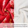 imageCatalonia Red Plaid Sherpa Throw Blanket Super Soft Throw for Sofa Couch Bed TV Blanket Micro Mink Fleece Plush Comfy Cozy Fluffy Warm 60x50 Inches BuffaloMistletoe