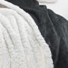 imageCatalonia Red Plaid Sherpa Throw Blanket Super Soft Throw for Sofa Couch Bed TV Blanket Micro Mink Fleece Plush Comfy Cozy Fluffy Warm 60x50 Inches BuffaloCharcoal Grey