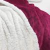 imageCatalonia Red Plaid Sherpa Throw Blanket Super Soft Throw for Sofa Couch Bed TV Blanket Micro Mink Fleece Plush Comfy Cozy Fluffy Warm 60x50 Inches BuffaloWine