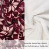 imageCatalonia Red Plaid Sherpa Throw Blanket Super Soft Throw for Sofa Couch Bed TV Blanket Micro Mink Fleece Plush Comfy Cozy Fluffy Warm 60x50 Inches BuffaloStella