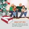 imageCatalonia Red Plaid Sherpa Throw Blanket Super Soft Throw for Sofa Couch Bed TV Blanket Micro Mink Fleece Plush Comfy Cozy Fluffy Warm 60x50 Inches BuffaloWine