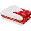imageCatalonia Red Plaid Sherpa Throw Blanket Super Soft Throw for Sofa Couch Bed TV Blanket Micro Mink Fleece Plush Comfy Cozy Fluffy Warm 60x50 Inches BuffaloMistletoe