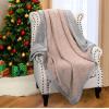imageCatalonia Reversible Sherpa Throw Blanket Super Soft Fluffy Blanket for Couch Fuzzy Comfy Warm Throws Comfort Caring Valentines Day Gift 50x60 inchesPink and Grey