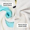 imageCatalonia Sherpa Wearable Blanket with Sleeves Arms Super Soft Warm Comfy Large Fleece Plush Sleeved TV Throws Wrap Robe Blanket for Adult Women and MenBanana Dog White