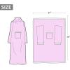 imageCatalonia Sherpa Wearable Blanket with Sleeves Arms Super Soft Warm Comfy Large Fleece Plush Sleeved TV Throws Wrap Robe Blanket for Adult Women and MenPink