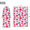 imageCatalonia Sherpa Wearable Blanket with Sleeves Arms Super Soft Warm Comfy Large Fleece Plush Sleeved TV Throws Wrap Robe Blanket for Adult Women and MenKiss Hot Pink