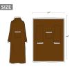 imageCatalonia Sherpa Wearable Blanket with Sleeves Arms Super Soft Warm Comfy Large Fleece Plush Sleeved TV Throws Wrap Robe Blanket for Adult Women and MenBrown