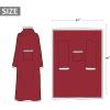 imageCatalonia Sherpa Wearable Blanket with Sleeves Arms Super Soft Warm Comfy Large Fleece Plush Sleeved TV Throws Wrap Robe Blanket for Adult Women and MenWine