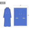 imageCatalonia Sherpa Wearable Blanket with Sleeves Arms Super Soft Warm Comfy Large Fleece Plush Sleeved TV Throws Wrap Robe Blanket for Adult Women and MenBlue