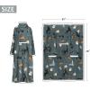 imageCatalonia Sherpa Wearable Blanket with Sleeves Arms Super Soft Warm Comfy Large Fleece Plush Sleeved TV Throws Wrap Robe Blanket for Adult Women and MenDog Grey