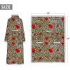 imageCatalonia Sherpa Wearable Blanket with Sleeves Arms Super Soft Warm Comfy Large Fleece Plush Sleeved TV Throws Wrap Robe Blanket for Adult Women and MenLeopard Heart Brown