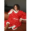 imageCatalonia Sherpa Wearable Blanket with Sleeves Arms Super Soft Warm Comfy Large Fleece Plush Sleeved TV Throws Wrap Robe Blanket for Adult Women and MenDot