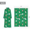 imageCatalonia Sherpa Wearable Blanket with Sleeves Arms Super Soft Warm Comfy Large Fleece Plush Sleeved TV Throws Wrap Robe Blanket for Adult Women and MenRibbit Deer Green