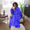 imageCatalonia Wearable Blanket with Sleeves and Pocket Cozy Soft Fleece Mink Micro Plush Wrap Throws Blanket Robe for Women and MenBlue