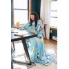 imageCatalonia Wearable Blanket with Sleeves and Pocket Cozy Soft Fleece Mink Micro Plush Wrap Throws Blanket Robe for Women and MenBlue Cat