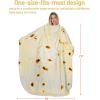 imageCatalonia Wearable Blanket with Sleeves and Pocket Cozy Soft Fleece Mink Micro Plush Wrap Throws Blanket Robe for Women and MenBurrito