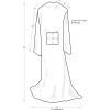 imageCatalonia Wearable Blanket with Sleeves and Pocket Cozy Soft Fleece Mink Micro Plush Wrap Throws Blanket Robe for Women and MenCheetah