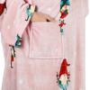 imageCatalonia Wearable Blanket with Sleeves and Pocket Cozy Soft Fleece Mink Micro Plush Wrap Throws Blanket Robe for Women and MenChristmas Dwarfs