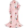imageCatalonia Wearable Blanket with Sleeves and Pocket Cozy Soft Fleece Mink Micro Plush Wrap Throws Blanket Robe for Women and MenChristmas Dwarfs