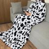 imageCatalonia Wearable Blanket with Sleeves and Pocket Cozy Soft Fleece Mink Micro Plush Wrap Throws Blanket Robe for Women and MenDalmatian