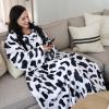 imageCatalonia Wearable Blanket with Sleeves and Pocket Cozy Soft Fleece Mink Micro Plush Wrap Throws Blanket Robe for Women and MenDalmatian