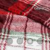 imageCatalonia Wearable Blanket with Sleeves and Pocket Cozy Soft Fleece Mink Micro Plush Wrap Throws Blanket Robe for Women and MenRed Plaid