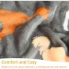 imageCatalonia Wearable Blanket with Sleeves and Pocket Cozy Soft Fleece Mink Micro Plush Wrap Throws Blanket Robe for Women and MenTaupe Horse