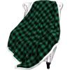 imageCatalonia Buffalo Plaid Sherpa Throw Blanket Red Black Checkered Holiday Throws for Couch Sofa Cabin Decor  Soft Warm Comfy Fuzzy Snuggle  80x60 Inches Christmas BlanketGreen