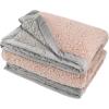 imageCatalonia Reversible Sherpa Throw Blanket Super Soft Fluffy Blanket for Couch Fuzzy Comfy Warm Throws Comfort Caring Valentines Day Gift 50x60 inchesPink and Grey