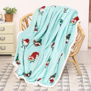 imageCatalonia Christmas Sherpa Throw Blanket Xmas Theme Throws Plush Fleece Couch Blanket Super Soft Comfy Cozy Fluffy Warm  50x60 inchTruckXmas Elf Green
