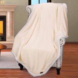 imageCatalonia Red Plaid Sherpa Throw Blanket Super Soft Throw for Sofa Couch Bed TV Blanket Micro Mink Fleece Plush Comfy Cozy Fluffy Warm 60x50 Inches BuffaloLatte