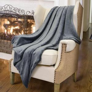 imageCatalonia Reversible Sherpa Throw Blanket Super Soft Fluffy Blanket for Couch Fuzzy Comfy Warm Throws Comfort Caring Valentines Day Gift 50x60 inchesCharcoal
