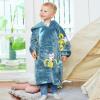 imageCatalonia Banana Cat Print Blanket Hoodie Sweatshirt for Kids Oversized Wearable Fleece Snuggy Pullover 412 Years Boy Girl Gift