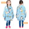 imageCatalonia Cat Wearable Blanket Hoodie for Kids Fleece Snuggy Sweatshirt Pullover 412 Years Boy Girl Gift