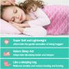 imageCatalonia Kids Mermaid Tail Blanket Glow in The Dark Mermaid Sleeping Bag Super Soft Plush Flannel Sleeping Blanket for Girls Fish Scale PatternRainbow Ombre Pink Tail
