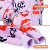 imageCatalonia Lips Print Oversized Hoodie Blanket Sweatshirt Wearable Sherpa Pullover for Adults Men Women Wife Girlfriend Gift Ugly Christmas Sweater