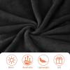 imageCatalonia Oversized Blanket Hoodie for Kids Wearable Fleece Sweatshirt Pullover with Large Front Pocket 412 Years Boy GirlBlack