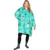imageCatalonia Oversized Hoodie Blanket Sweatshirt Wearable Sherpa Giant Pullover for Adults Men Women Teenagers Wife Girlfriend Gift Ugly Christmas Sweater