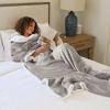 imageCatalonia Pink Wearable Fleece Blanket with Sleeves and Foot Pockets for Adult Women Men Micro Plush Comfy Wrap Sleeved Throw Blanket RobeCamel