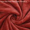 imageCatalonia Pink Wearable Fleece Blanket with Sleeves and Foot Pockets for Adult Women Men Micro Plush Comfy Wrap Sleeved Throw Blanket RobeWine