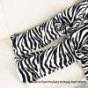imageCatalonia Pink Wearable Fleece Blanket with Sleeves and Foot Pockets for Adult Women Men Micro Plush Comfy Wrap Sleeved Throw Blanket RobeZebra