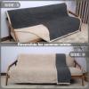 imageCatalonia Waterproof Bed Blanket Washable Leakproof Bed Cover for Couples Reversible Protector Blanket for Couch Sofa Stain Proof Blanket Pad for Adults 50X60 inches PurpleGrayTaupe