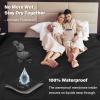 imageCatalonia Waterproof Bed Blanket Washable Leakproof Bed Cover for Couples Reversible Protector Blanket for Couch Sofa Stain Proof Blanket Pad for Adults 50X60 inches PurpleBlackBlack