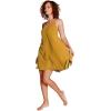 imageCatalonia Womens Swim Bathing Suit Cover Up Summer Chiffon Backless Beach Mini Sundress Golden Yellow